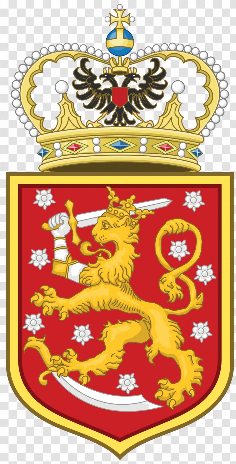 Kingdom Of Finland Grand Duchy Duke Coat Arms - Badge - Duchy; Homelan Transparent PNG
