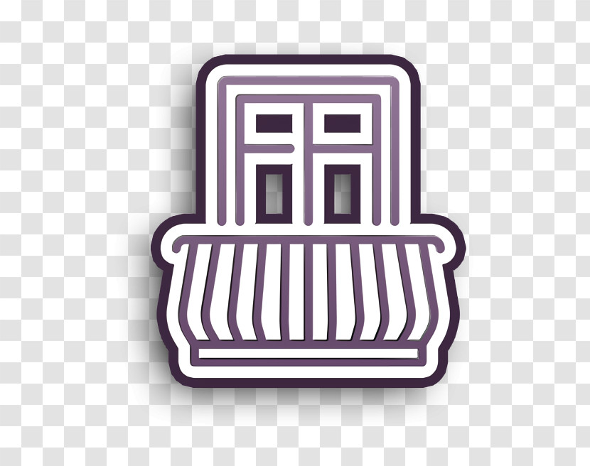 Window Icon City Places Icon Antique Balcony Icon Transparent PNG
