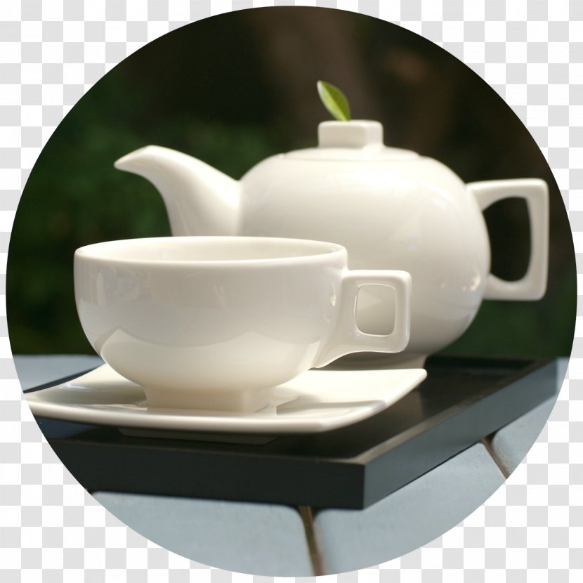 Coffee Cup Tea Porcelain Saucer Kettle - Espresso - Set Transparent PNG