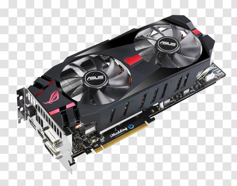 Graphics Cards & Video Adapters Asus GeForce AMD Radeon 500 Series - Processing Unit - Graphic Card Transparent PNG