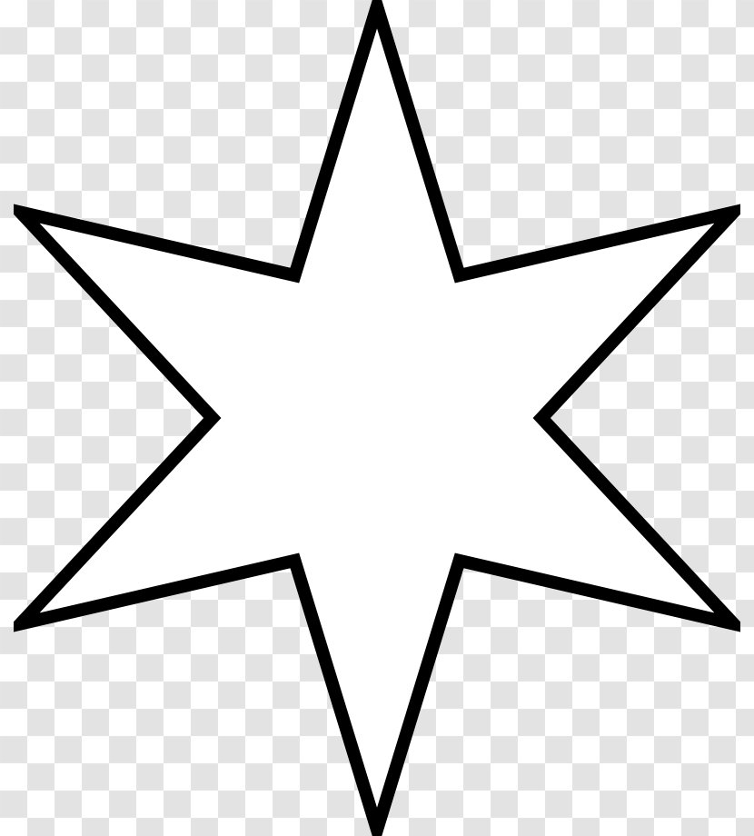 Star Black And White Clip Art - Free Content - Catholic Cross Clipart Transparent PNG