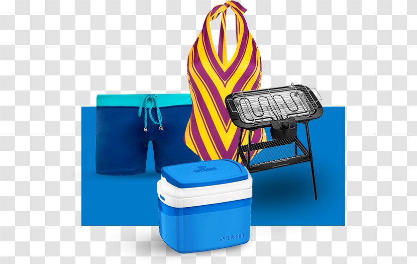 Barbecue Plastic Cobalt Blue Chair - Furniture Transparent PNG