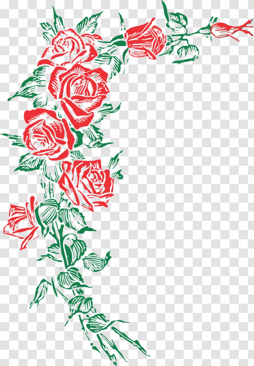 Clip Art Image - Flower - Rose Vector Transparent PNG