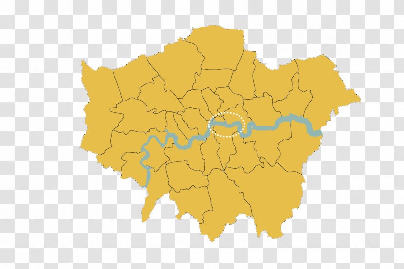 Map London Boroughs Stock Photography - City Of Transparent PNG