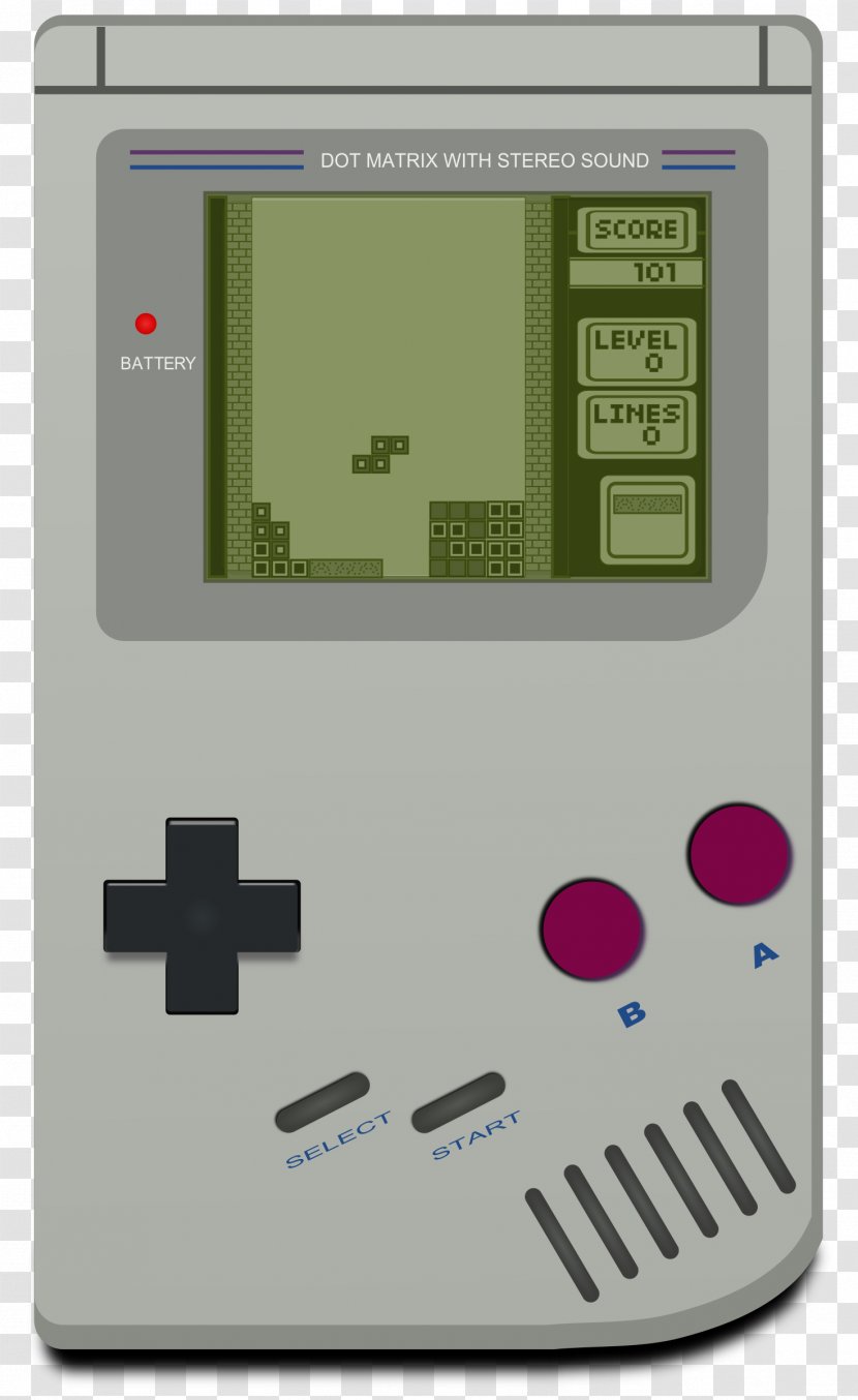 Tetris Game Boy Color Video Games Advance - Consoles - Nintendo Transparent PNG