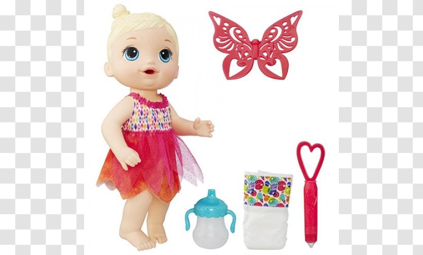 Diaper Hasbro Baby Alive Face Paint Fairy Doll Amazon.com - Magic Transparent PNG