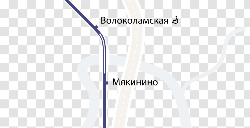 Line Angle - White - Moscow Metro Transparent PNG