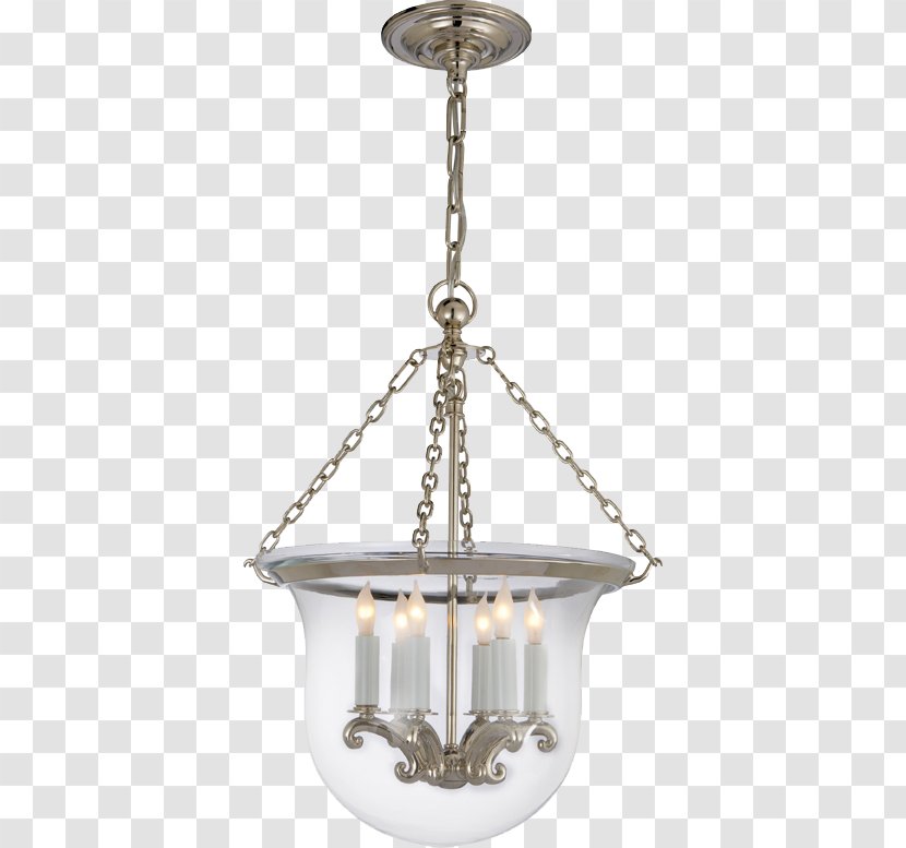 Pendant Light Chandelier Bell Jar Fixture - Continental Furniture Lamp Picture 3d Model Transparent PNG
