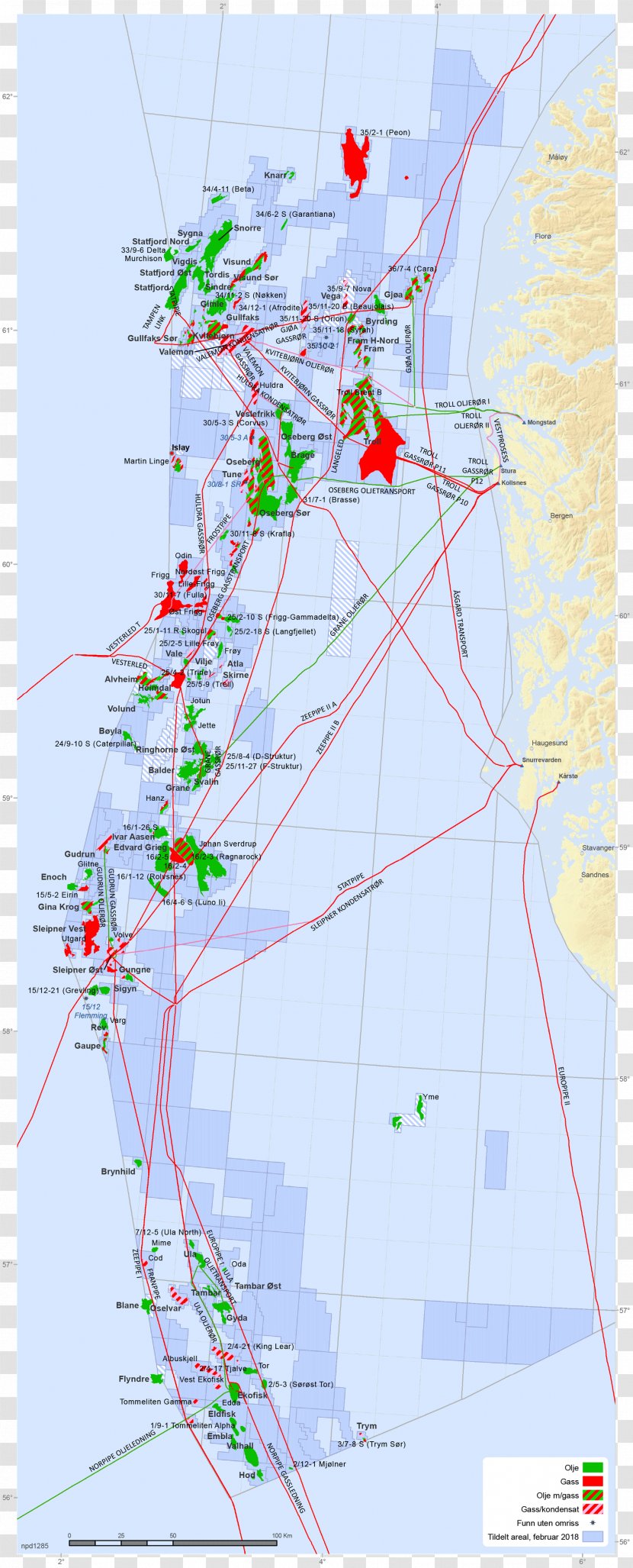 North Sea Oil Ekofisk Field Johan Sverdrup Statfjord - Ministry Of Petroleum And Energy - Map Transparent PNG