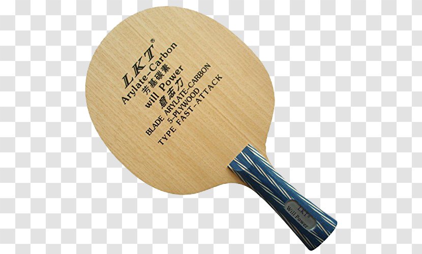 Table Tennis Racket Shakehand - Badminton - Light Brown Bat Transparent PNG