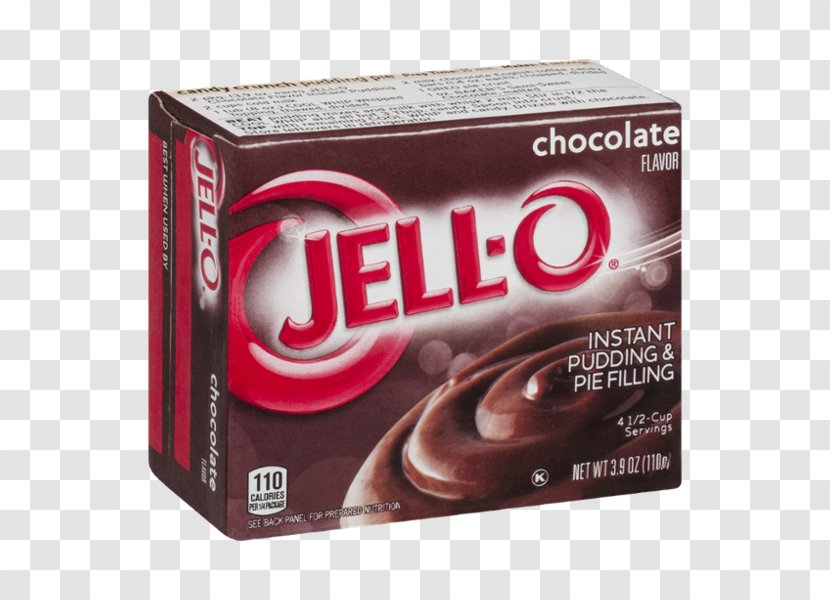 Chocolate Pudding Gelatin Dessert Cream Jell-O Instant - Pie Transparent PNG