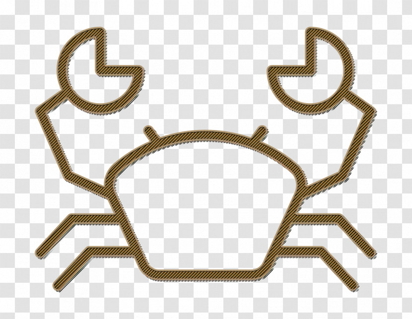 Crab Icon Summer Icon Transparent PNG