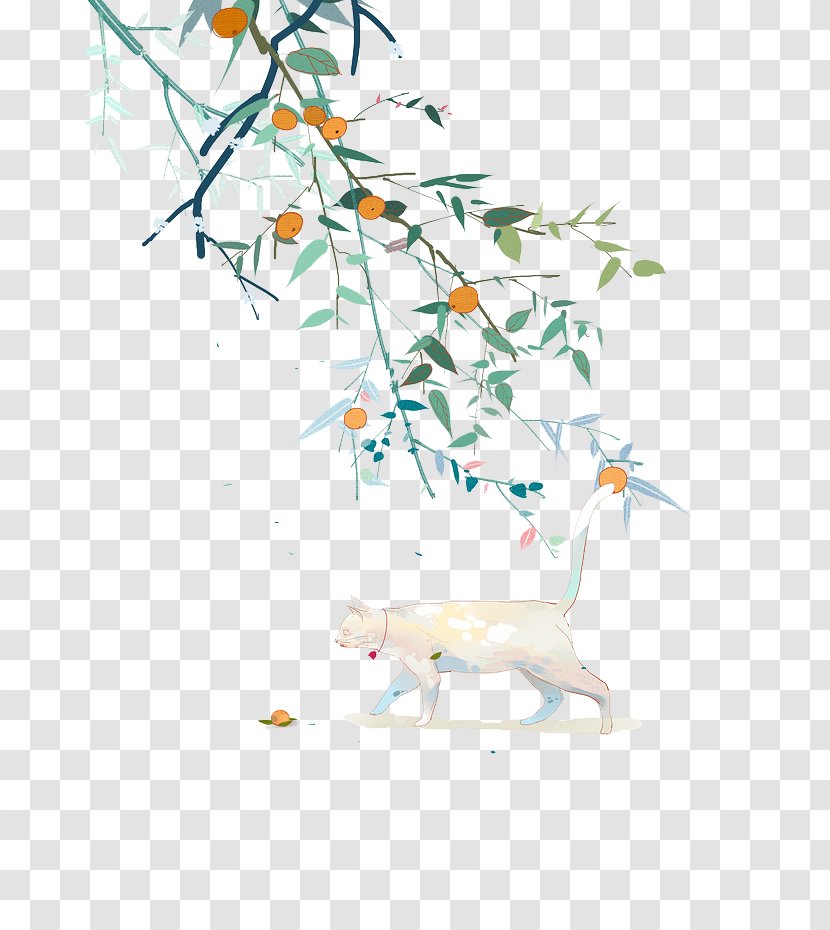 Cat Trees - Painting - Art Transparent PNG