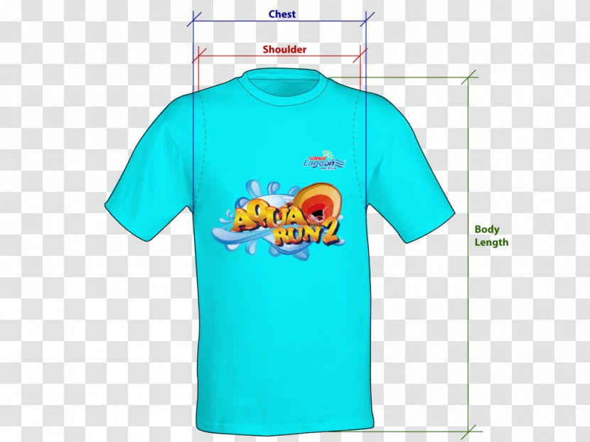T-shirt Sleeve Turquoise Font - Shirt Transparent PNG