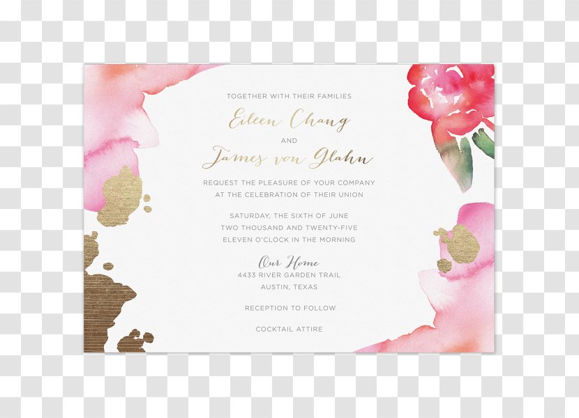 Wedding Invitation Convite Anniversary Party - Flower Arranging - Business Invitations Transparent PNG