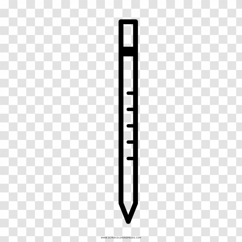 Pipette Drawing Pipeta Graduada Coloring Book Black And White - House Transparent PNG