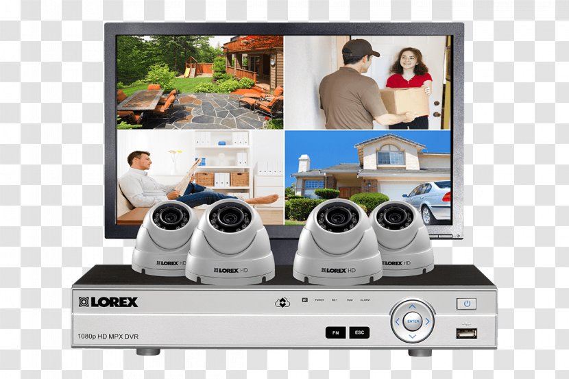 Closed-circuit Television Wireless Security Camera Home IP Surveillance - Hdcctv Transparent PNG
