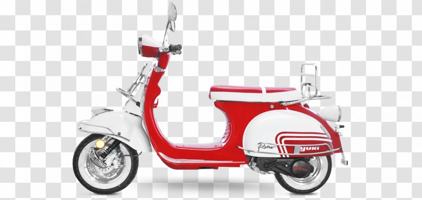 Motorized Scooter Motorcycle Accessories Vespa - Fourstroke Engine - Retro Transparent PNG