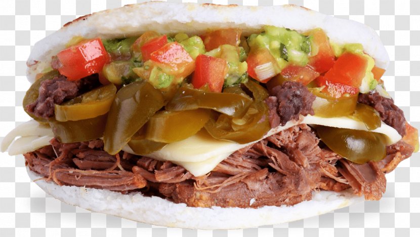 Carnitas Fast Food Cheeseburger Gyro Pulled Pork - Hot Dog Transparent PNG