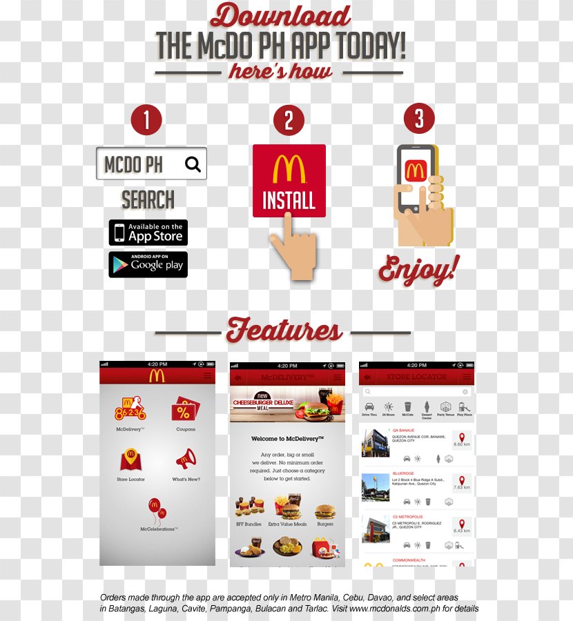 Fast Food McDonald's Dau Mc Donald's Delivery Services Pizza Hut - Web Page - Phôt Transparent PNG