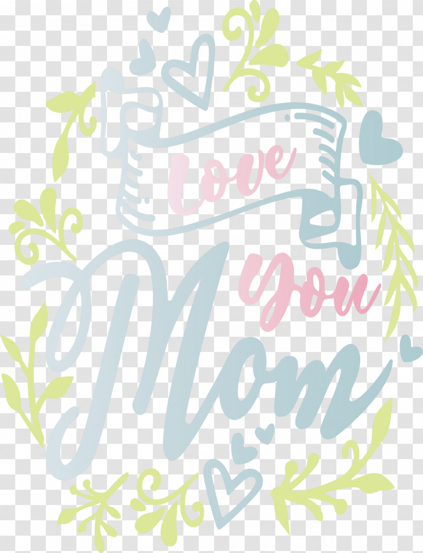 Mothers Day Love You Mom Transparent PNG