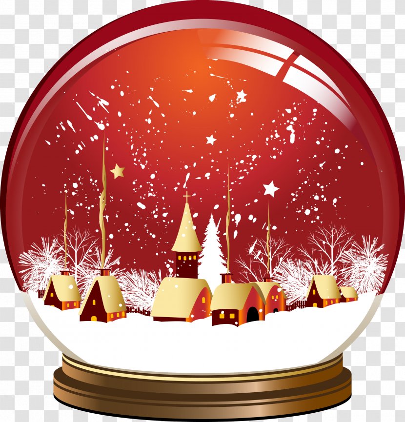Snow Globes Christmas Tree Clip Art - Ornament Transparent PNG