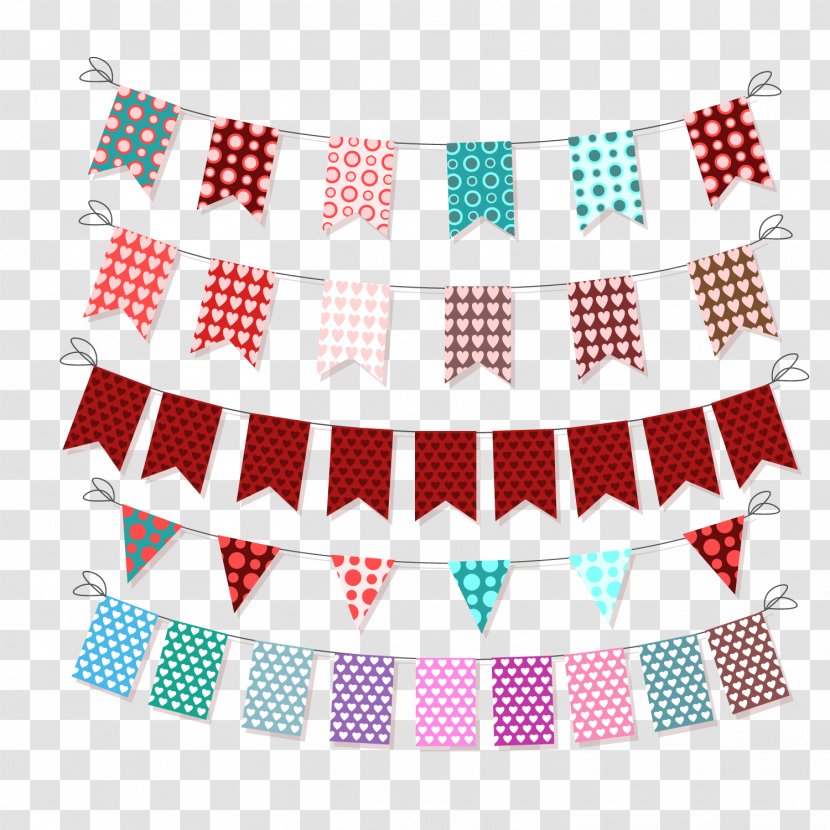 Adobe Illustrator Download - Area - Color Party Pattern Pull Flag Vector Material Transparent PNG