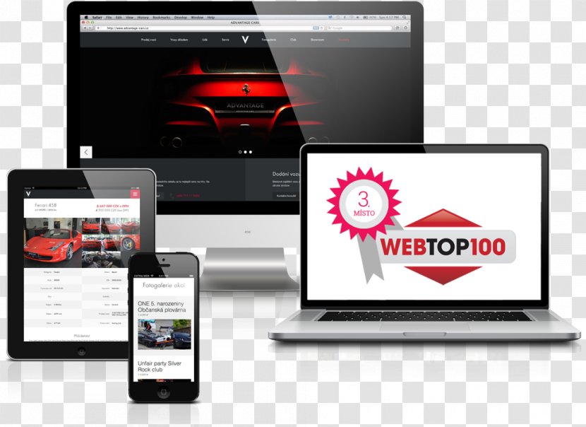 Responsive Web Design Page Digital Marketing Transparent PNG