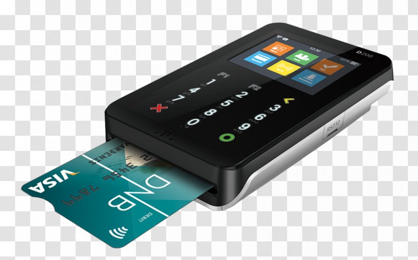 Smartphone Payment Terminal Point Of Sale Money - Feature Phone - Pos Transparent PNG