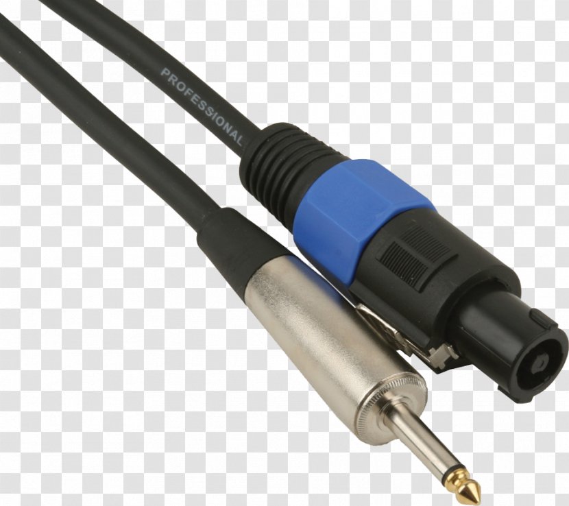 Speaker Wire Coaxial Cable Speakon Connector Phone Loudspeaker - Rca - Cheap Laptop Power Cords Transparent PNG