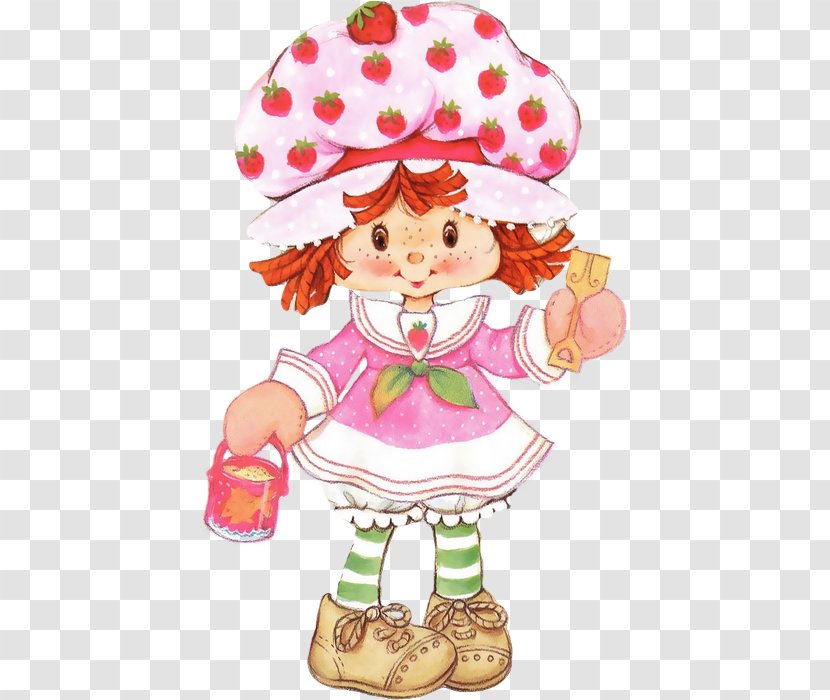 Strawberry Shortcake Paper Doll - Holly Hobbie - World Of Transparent PNG