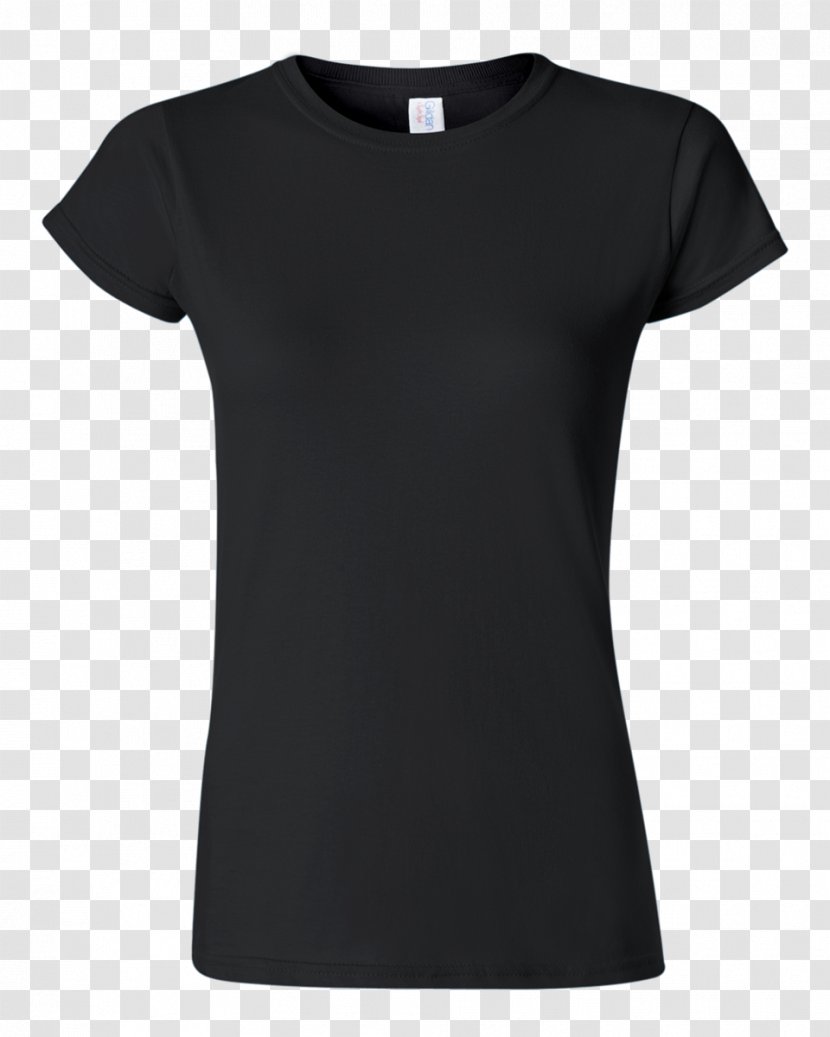 T-shirt Gildan Activewear Sleeve Woman Neckline - Clothing Sizes - Blank Transparent PNG