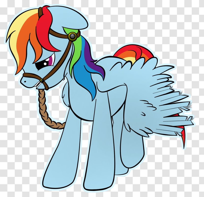 Pony Horse Rainbow Dash Clip Art - Watercolor Transparent PNG