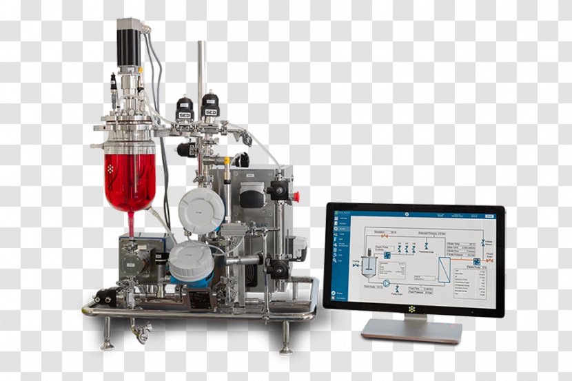 Bioreactor Cross-flow Filtration System Laboratory - Chemical Reactor - Technology Transparent PNG