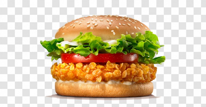 Chicken Sandwich Whopper Hamburger TenderCrisp Burger King Specialty Sandwiches - Buffalo - Junk Food Transparent PNG