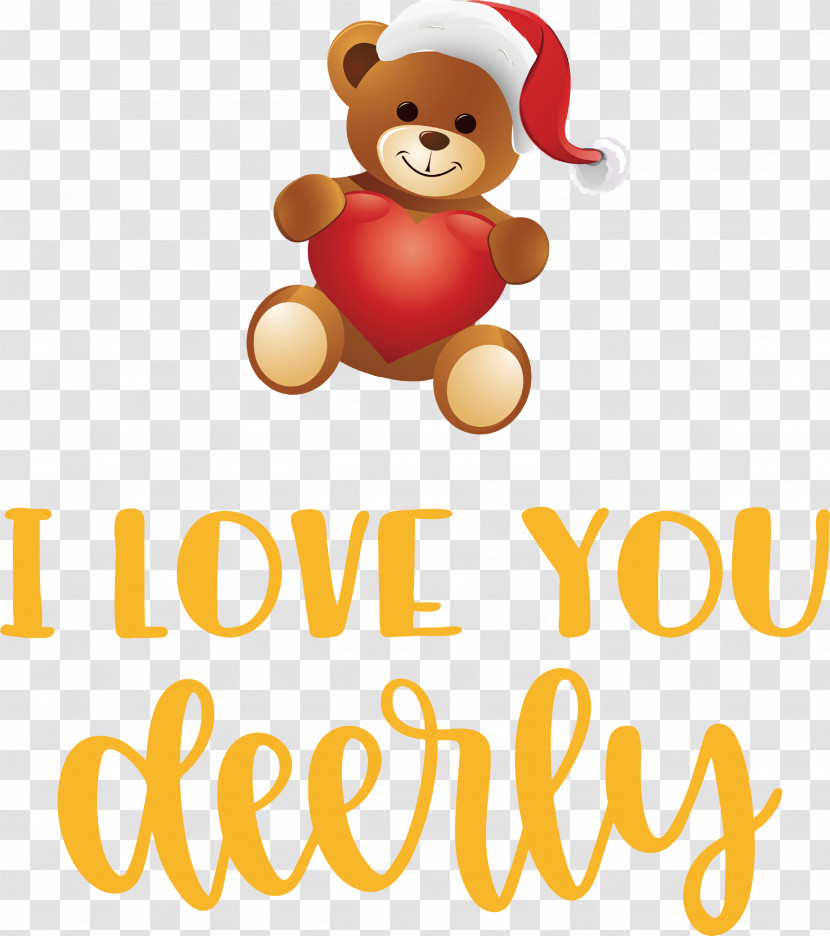 I Love You Deerly Valentines Day Quotes Valentines Day Message Transparent PNG