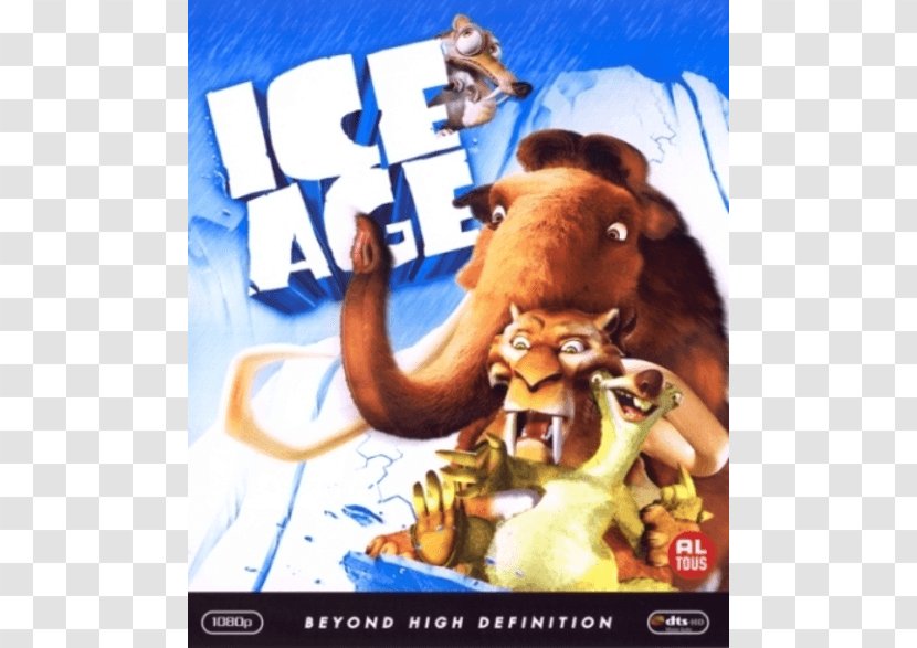 Blu-ray Disc Manfred Scrat Ice Age Woolly Mammoth - Human Behavior - 3d Exhibition Hall Transparent PNG