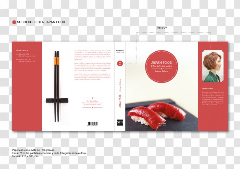 Graphic Design Product Dust Jacket Book - Japan Food Transparent PNG