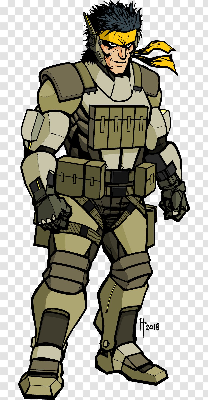 Character Clip Art Illustration Soldier Fiction - Blog - Solid Snake Mgs Transparent PNG