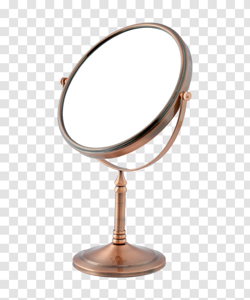 Table Glass Mirror Bathroom Copper - Magnification Transparent PNG