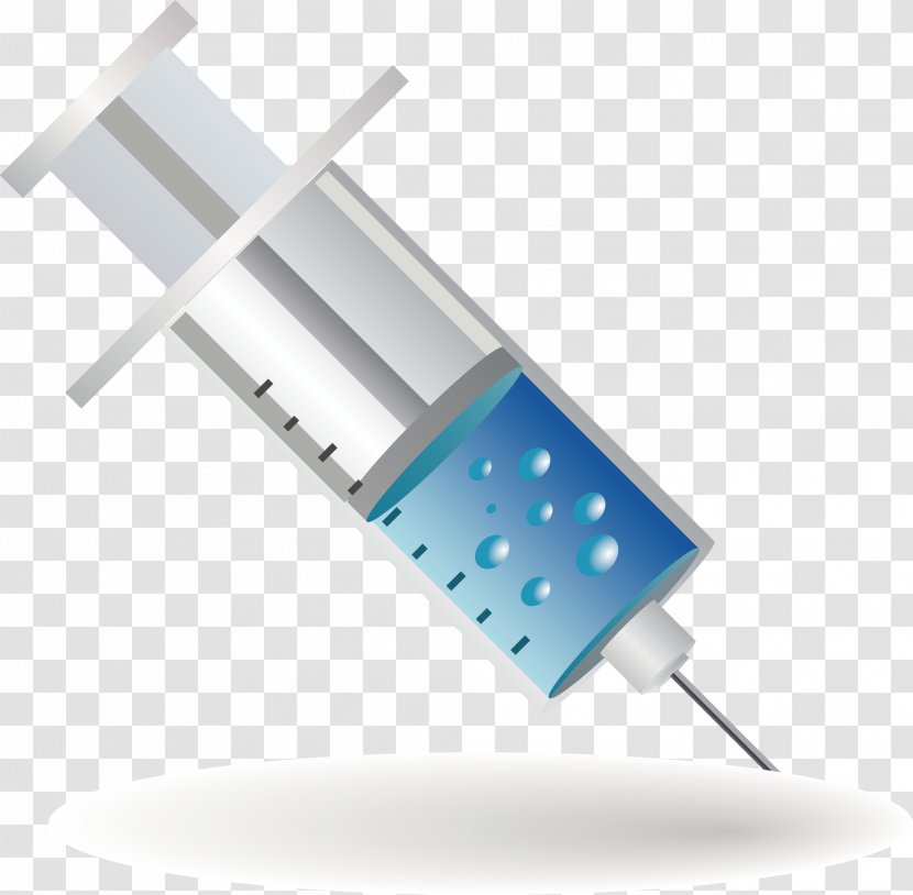 Medicine Injection - Medical Equipment - Small Syringe Element Transparent PNG