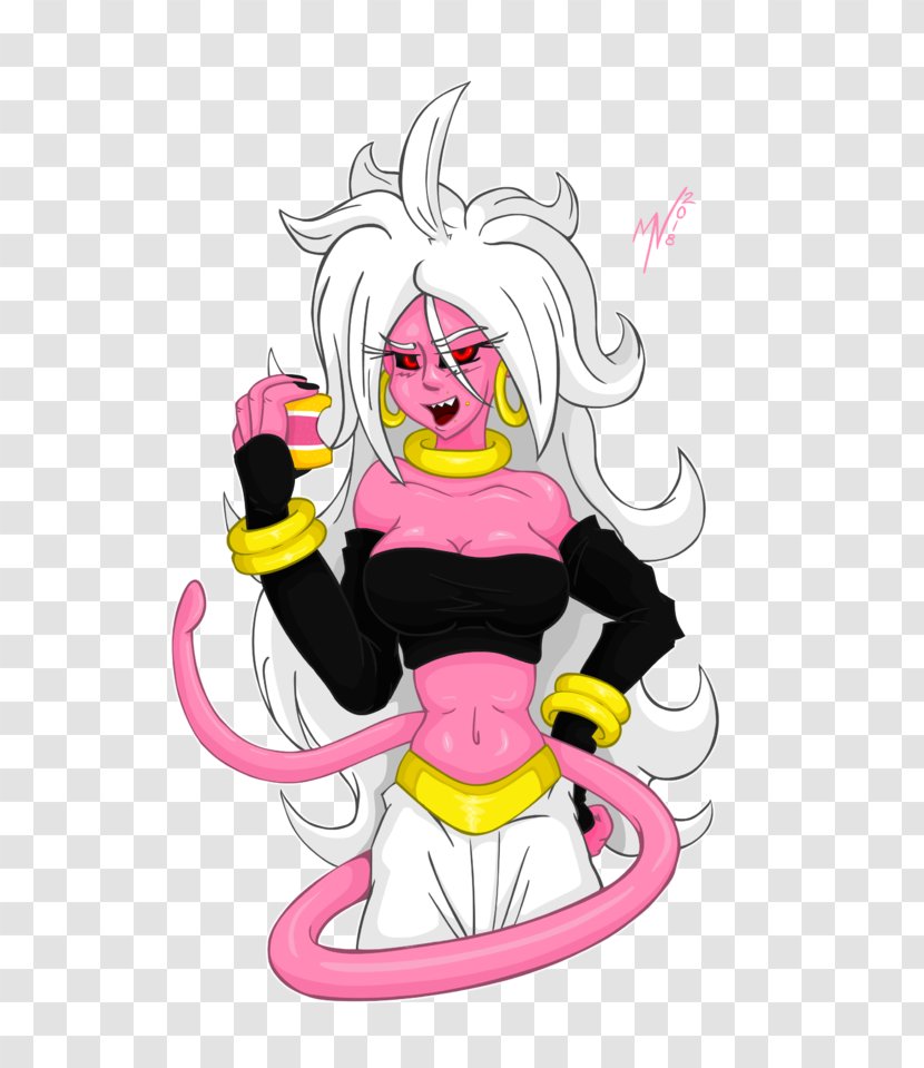 Dragon Ball FighterZ Click Up Free Football Games Majin Buu Android - Watercolor - 21 Transparent PNG