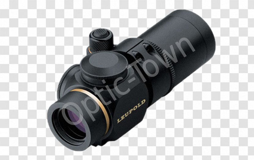 Telescopic Sight Reticle Leupold & Stevens, Inc. Binoculars Red Dot - Frame Transparent PNG