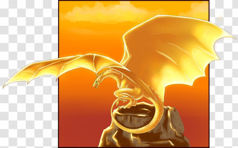 Dragon Desktop Wallpaper Yellow Cartoon - Flame - Ink Transparent PNG