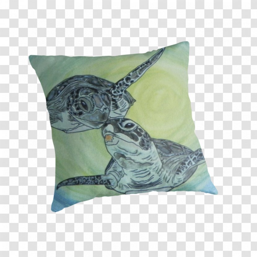 Cushion Throw Pillows Turquoise - Sea Turtle Transparent PNG