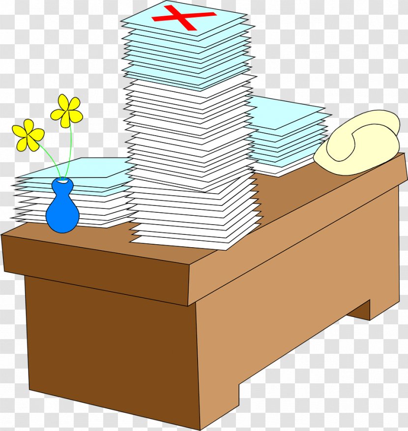 Paper Desk Printing Clip Art - Box - Piled Vector Transparent PNG