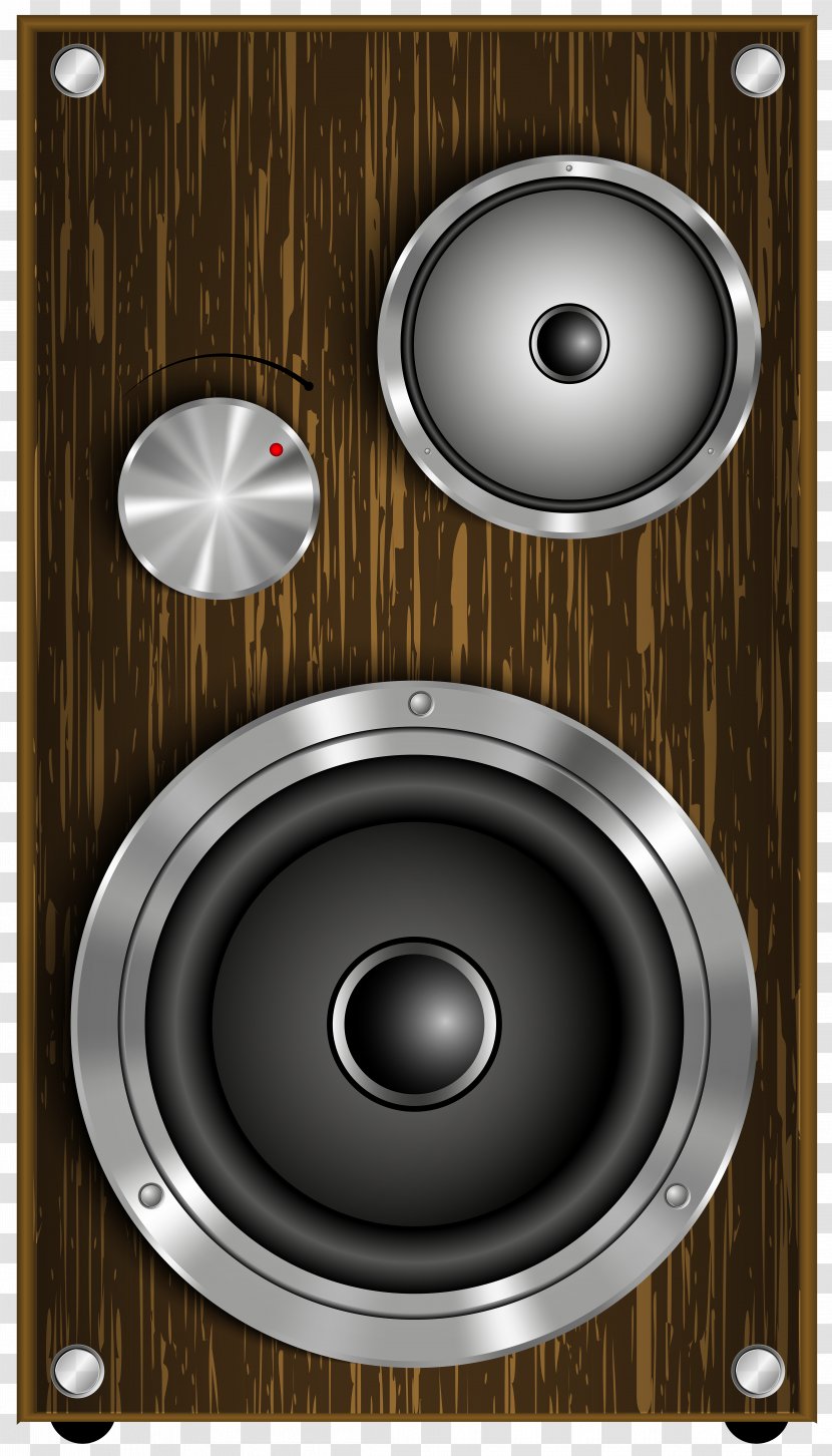 Loudspeaker Studio Monitor Subwoofer Clip Art - Computer Speakers - Audio Transparent PNG