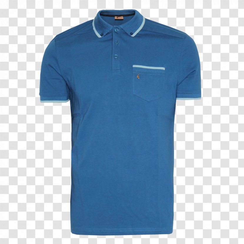 Polo Shirt T-shirt Blue Sleeve Clothing - Active Transparent PNG