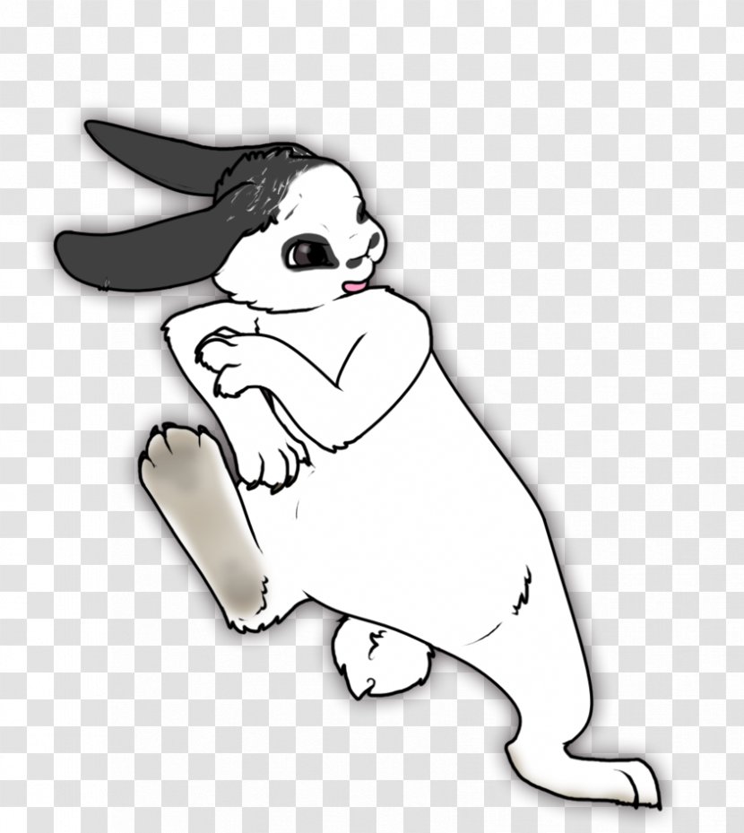 Hare Domestic Rabbit Dog Easter Bunny - Animal - Ink Wind Transparent PNG