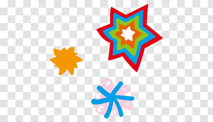 Polygon Euclidean Vector Clip Art - Hand-painted Flowers Snowflake Three Transparent PNG
